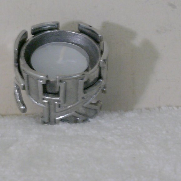 University of Kentucky Tea Light Holder with Candle - Arthur Court Designs - Picture 4 of 6